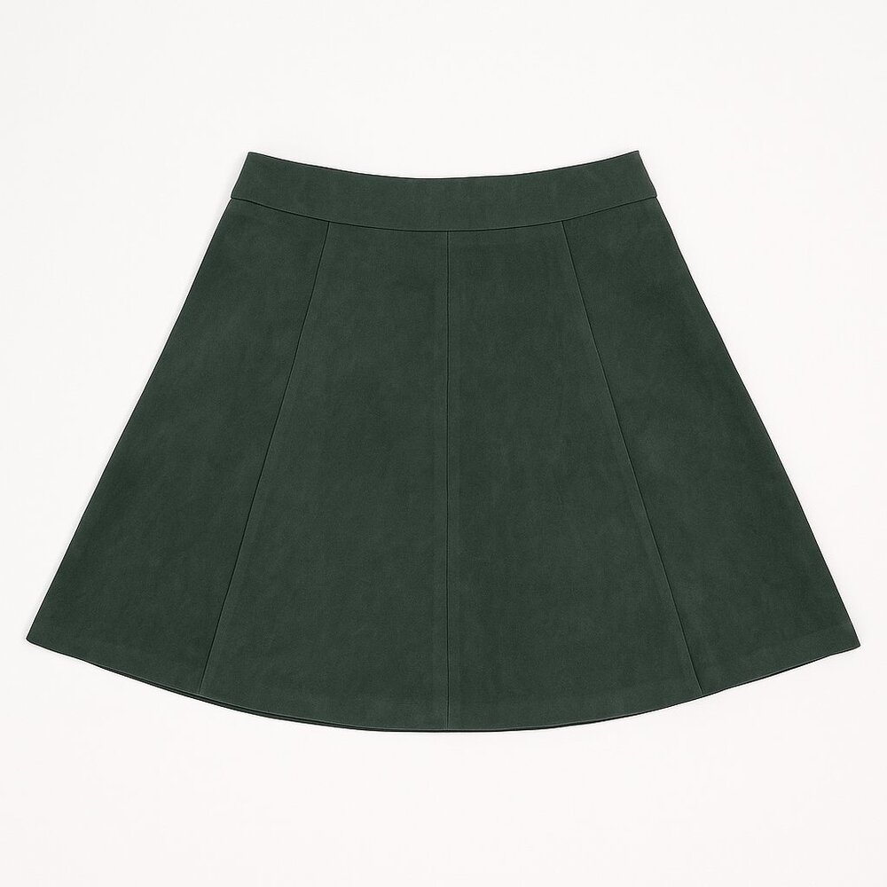 Laura Scott Dark Green A-Line Skirt